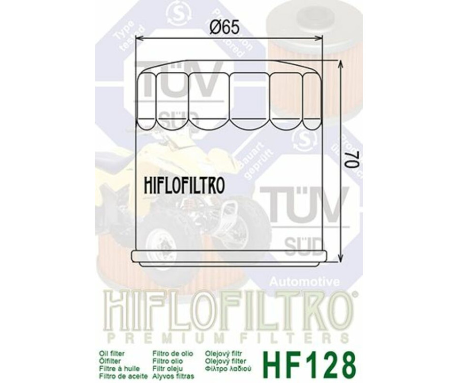 Filtre à huile HIFLOFILTRO - HF128 - 1000461