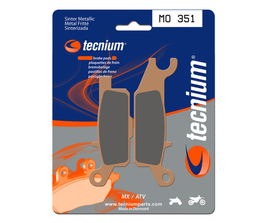 Plaquettes de frein TECNIUM MX/Quad métal fritté - MO351 - 1022892