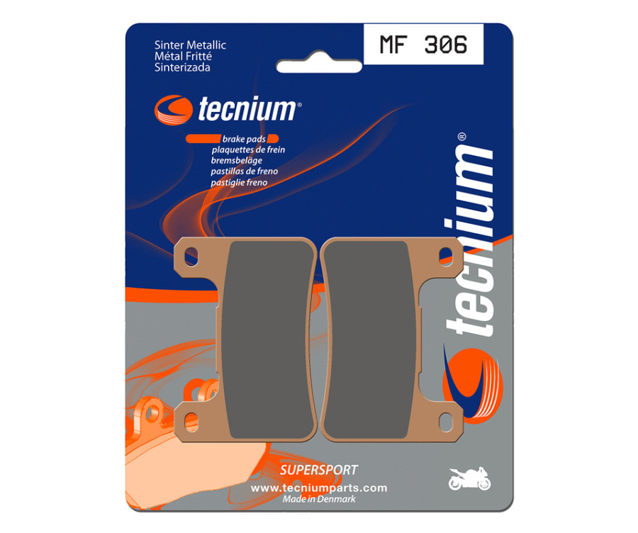 Plaquettes de frein TECNIUM Performance métal fritté - MF306 - 1022767