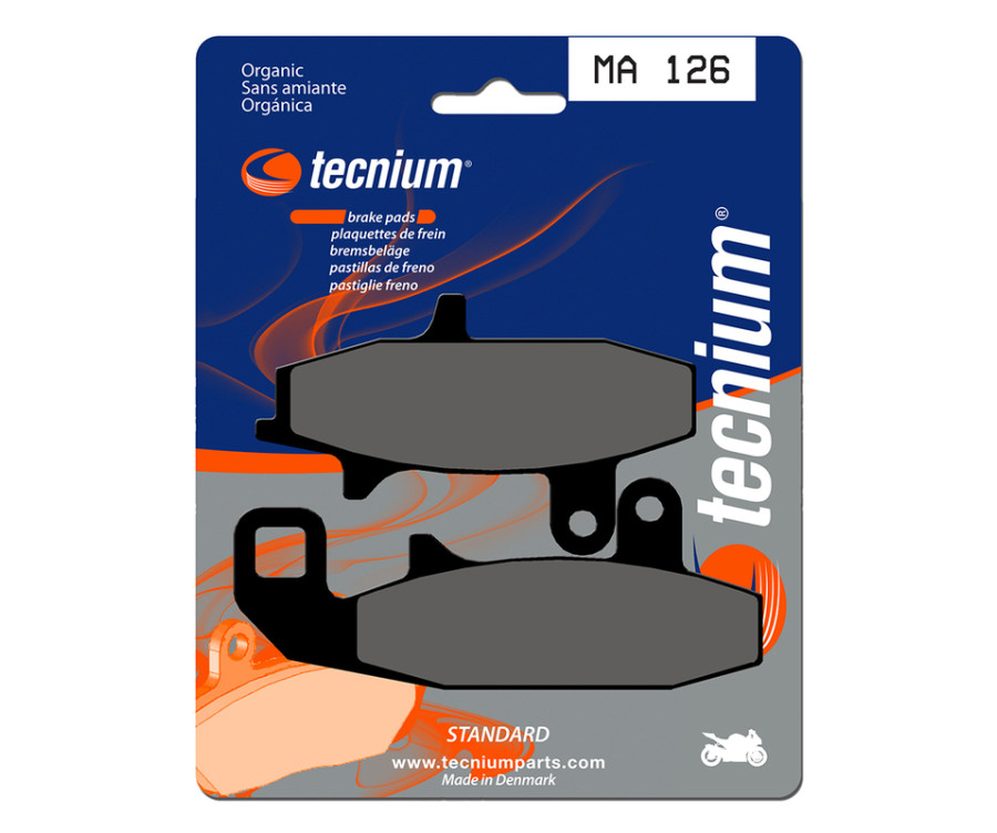 Plaquettes de frein TECNIUM route organique - MA126 - 1022347