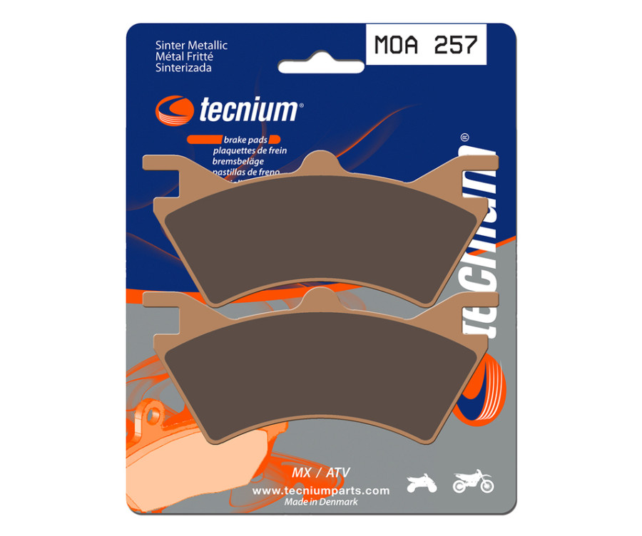 Plaquettes de frein TECNIUM MX/Quad métal fritté - MOA257 - 1022932