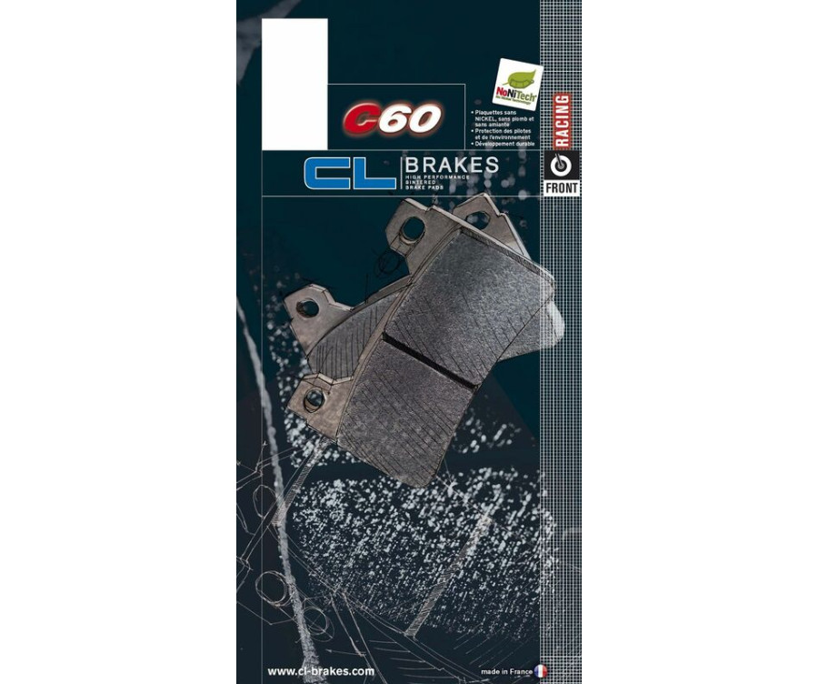 Plaquettes de frein CL BRAKES Racing métal fritté - 2332C60 - 1048309