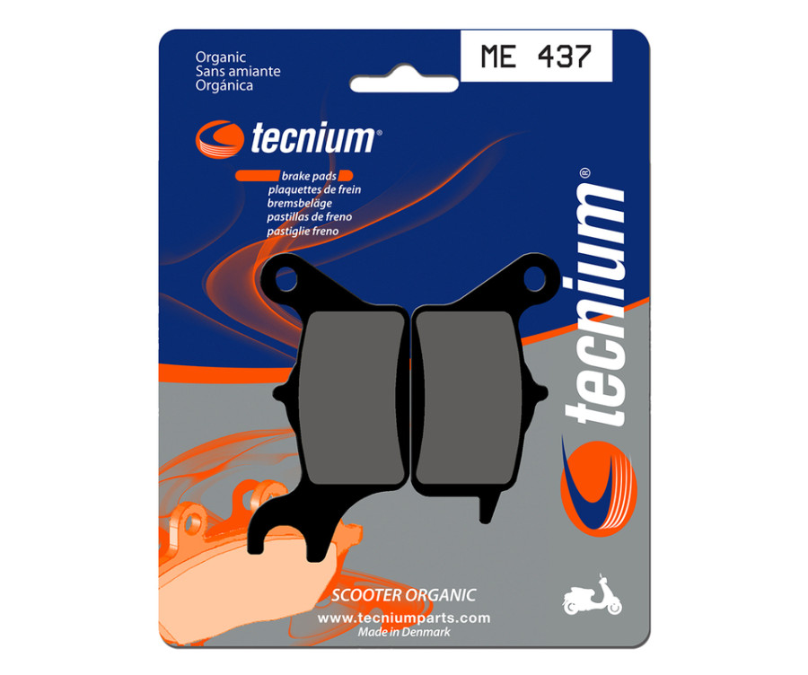 Plaquettes de frein droite TECNIUM organique - ME437 - 1090541