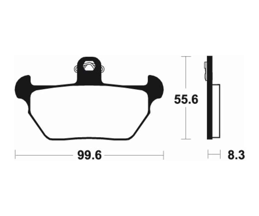 Plaquettes de frein TECNIUM Performance métal fritté - MF144 - 1022729