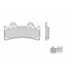Plaquettes de frein BREMBO route métal fritté - 07YA32SA - 1036251