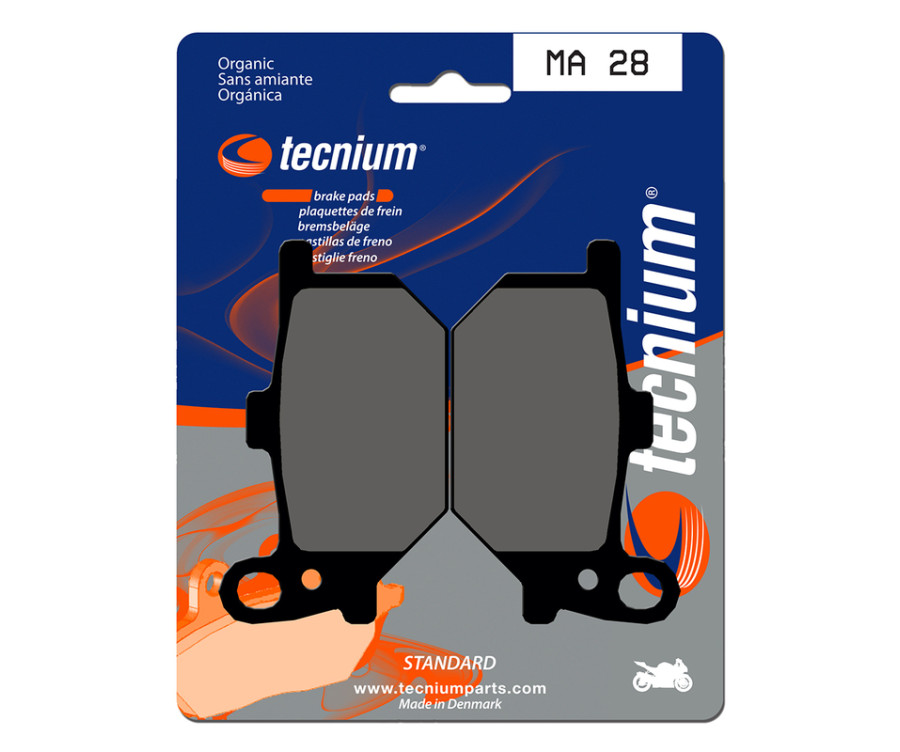 Plaquettes de frein TECNIUM route organique - MA28 - 1022456