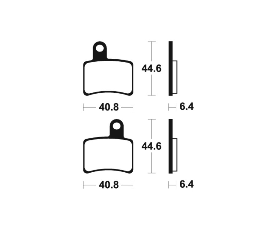Plaquettes de frein TECNIUM route organique - MA396 - 1022504