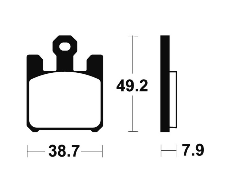 Plaquettes de frein TECNIUM Performance métal fritté - MF288 - 1022764