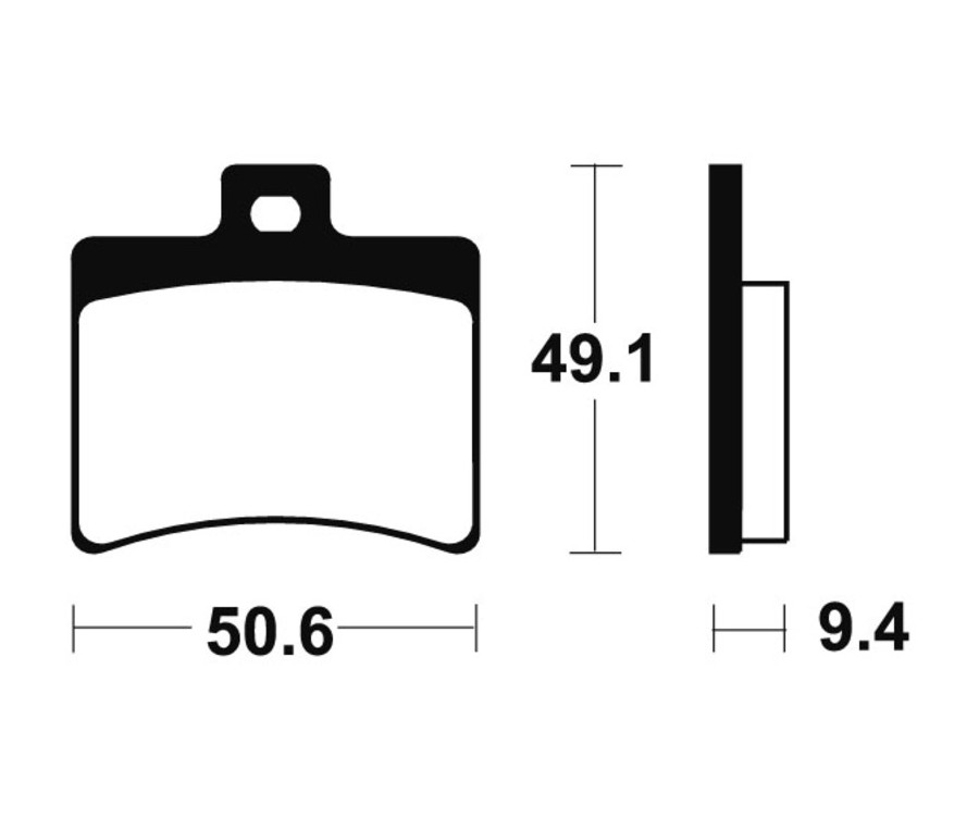 Plaquettes de frein TECNIUM Scooter organique - ME247 - 1022653