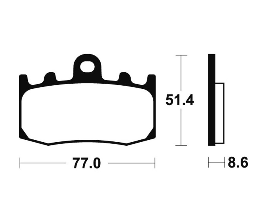 Plaquettes de frein TECNIUM Performance métal fritté - MF296 - 1022766