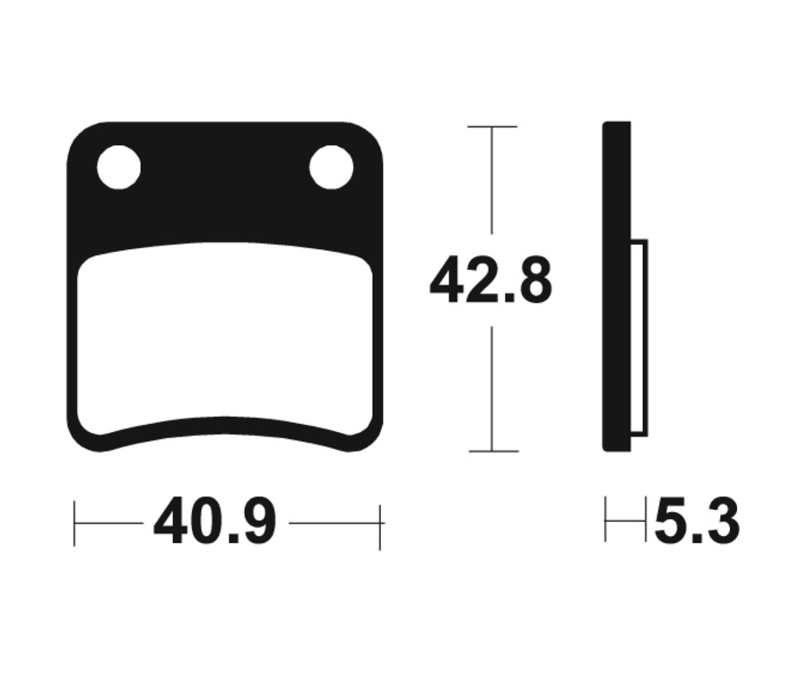 Plaquettes de frein TECNIUM route organique - MA379 - 1022498