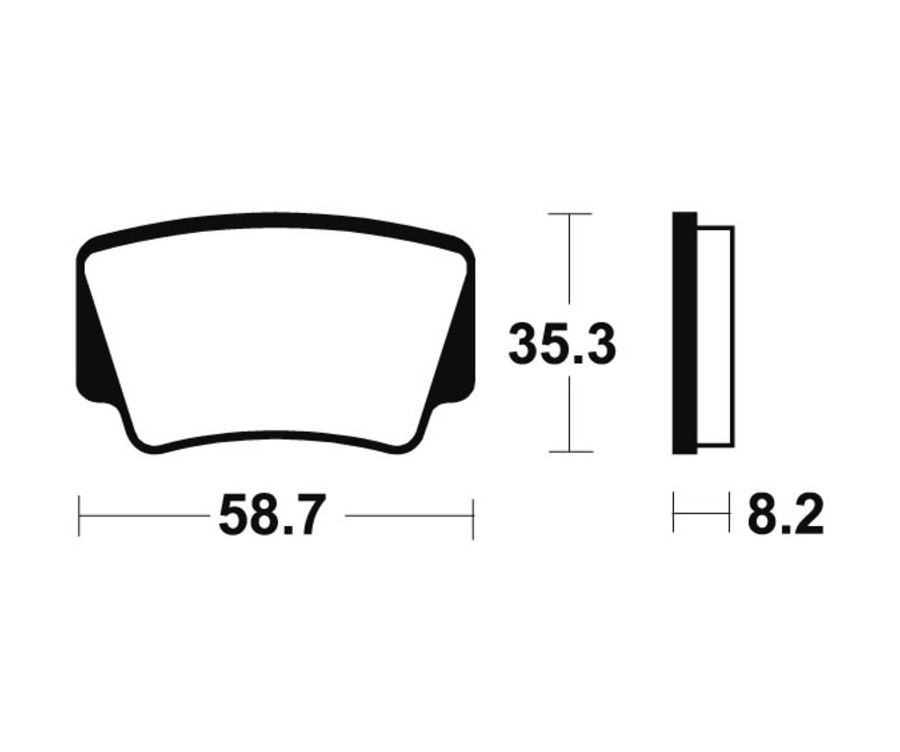 Plaquettes de frein TECNIUM MX/Quad métal fritté - MO367 - 1022897