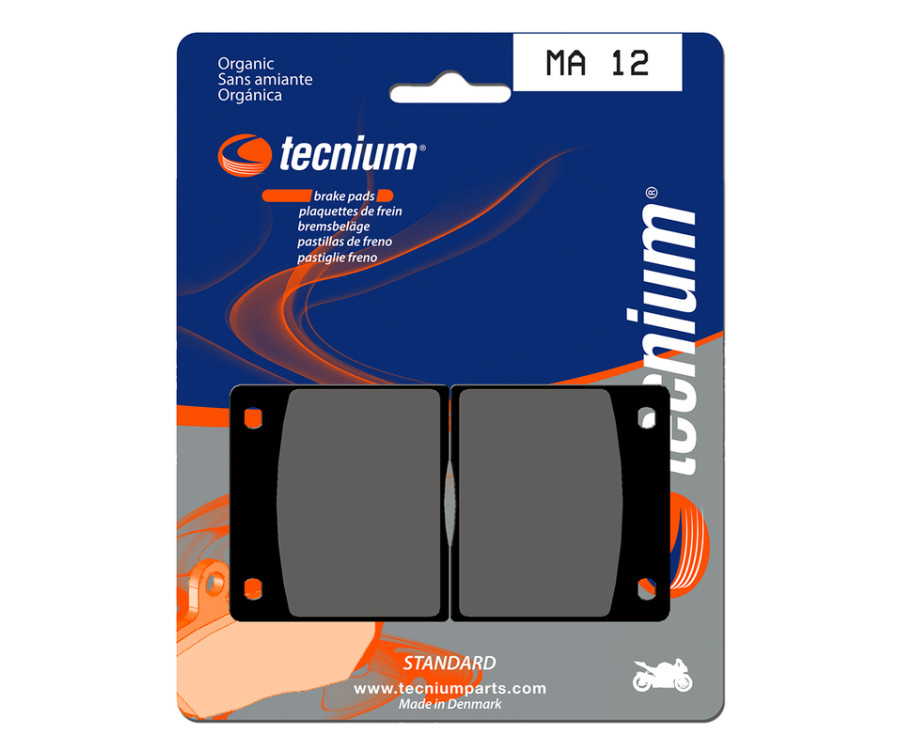 Plaquettes de frein TECNIUM route organique - MA12 - 1022341