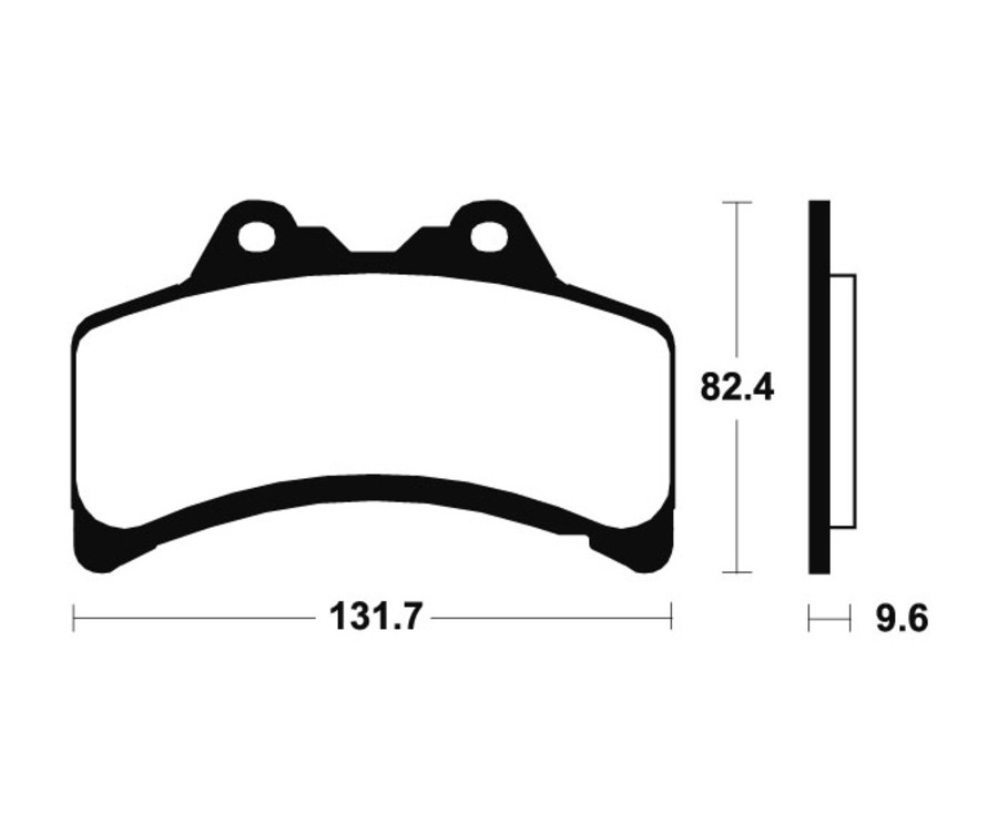 Plaquettes de frein TECNIUM route organique - MA182 - 1022399