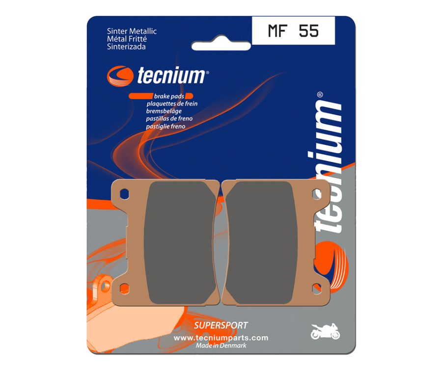 Plaquettes de frein TECNIUM Performance métal fritté - MF55 - 1022799