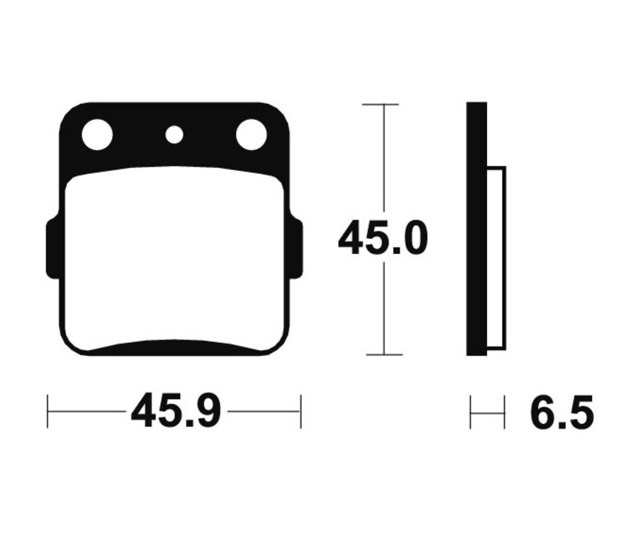 Plaquettes de frein TECNIUM MX/Quad métal fritté - MO84 - 1022921