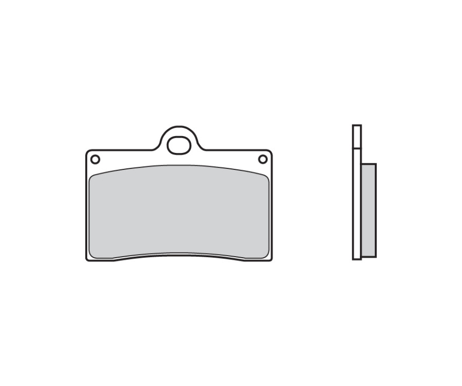 Plaquettes de frein BREMBO route/sport métal fritté - 07BB15SR - 1103749