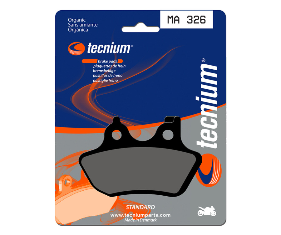 Plaquettes de frein TECNIUM route organique - MA326 Plaquettes de frein TECNIUM route organique - MA326