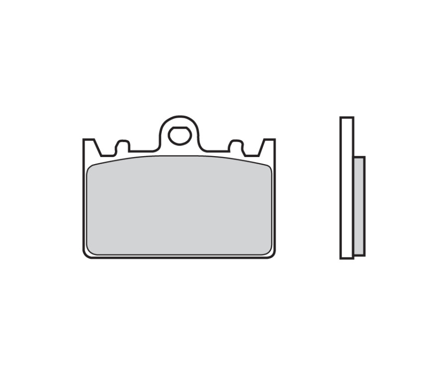 Plaquettes de frein BREMBO route/sport métal fritté - 07KA14SR - 1103765