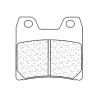 Plaquettes de frein CL BRAKES Route métal fritté - 1066RX3 - 1034672
