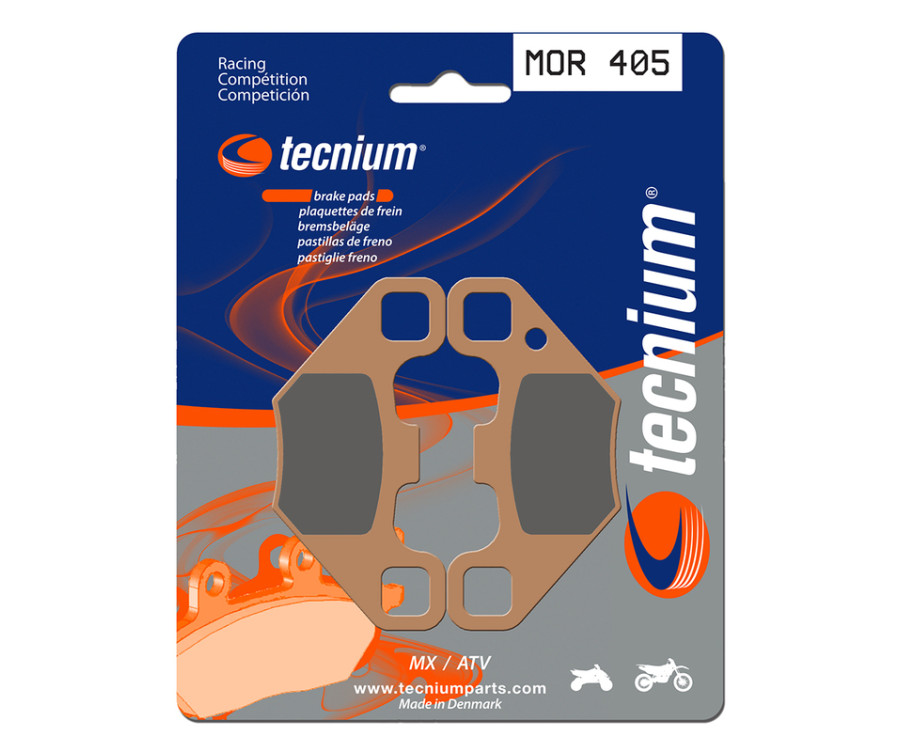 Plaquettes de frein TECNIUM Racing MX/Quad métal fritté - MOR405 - 1023008