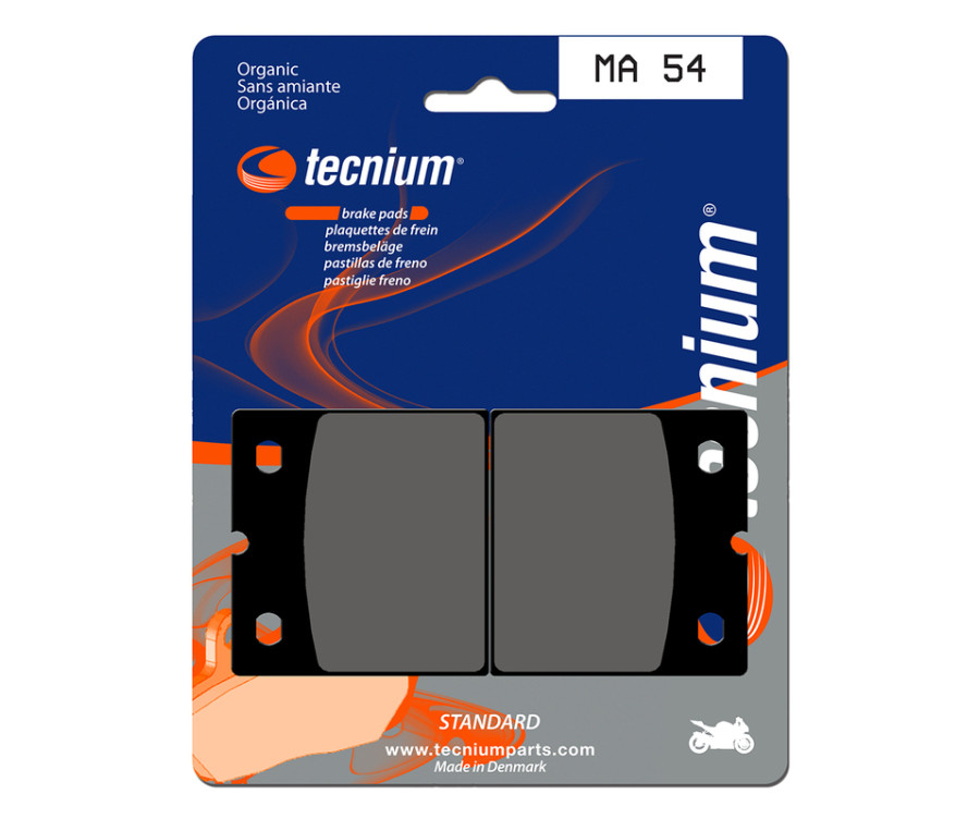 Plaquettes de frein TECNIUM route organique - MA54 - 1022527