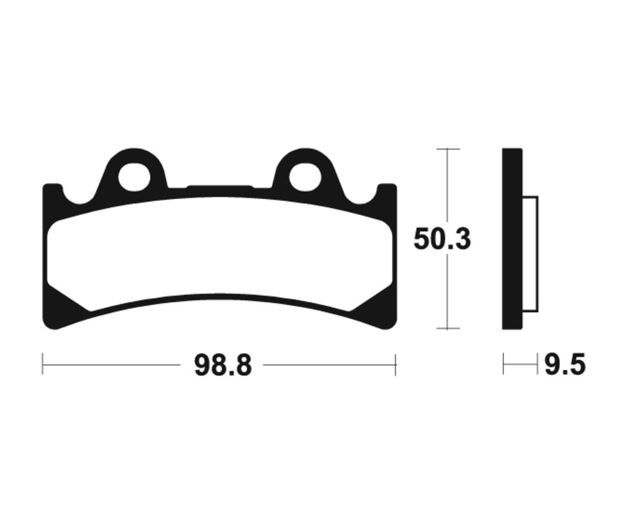Plaquettes de frein TECNIUM Performance métal fritté - MF183 - 1022741