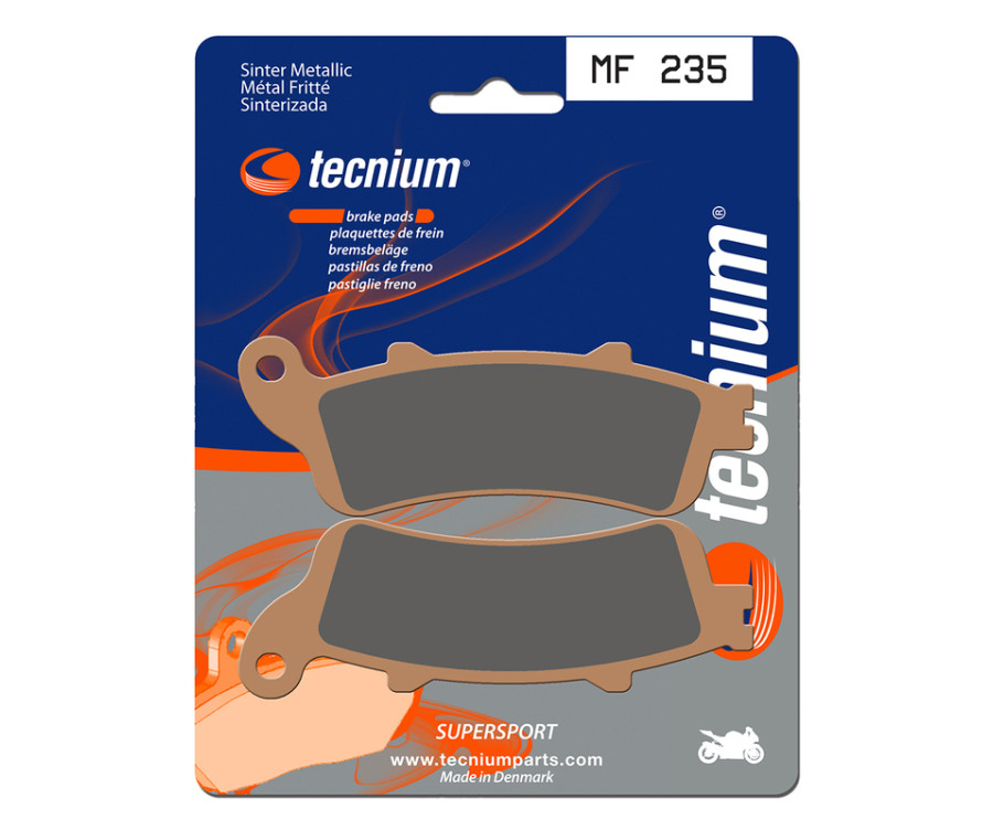 Plaquettes de frein TECNIUM Performance métal fritté - MF235 - 1022757