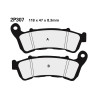 Plaquettes de frein NISSIN route /Off-Road métal fritté - 2P-307ST - 1036748