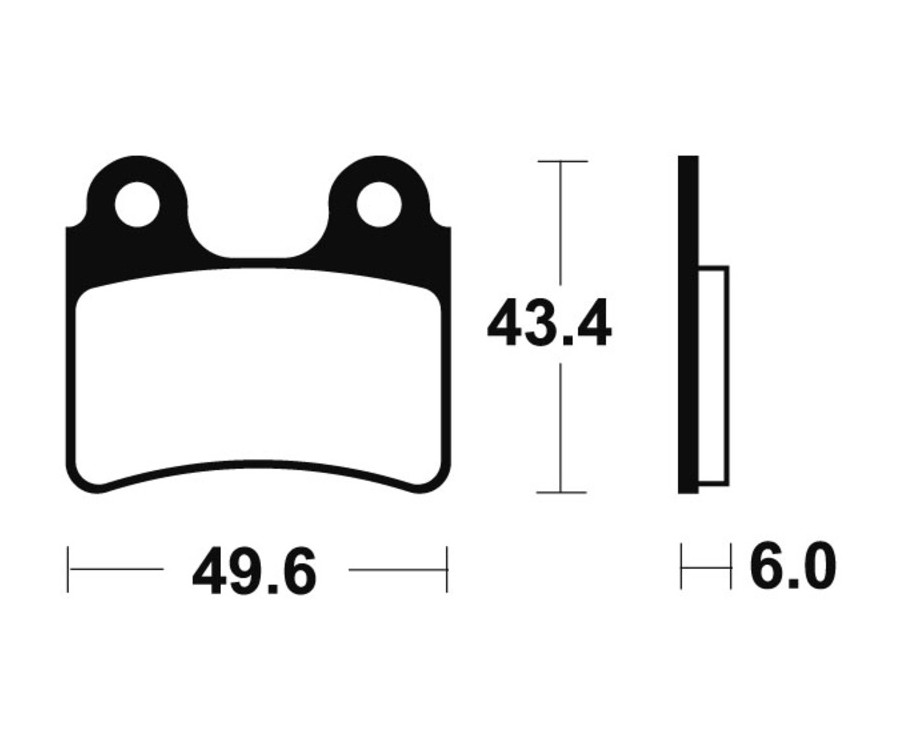 Plaquettes de frein TECNIUM route organique - MA302 - 1022471