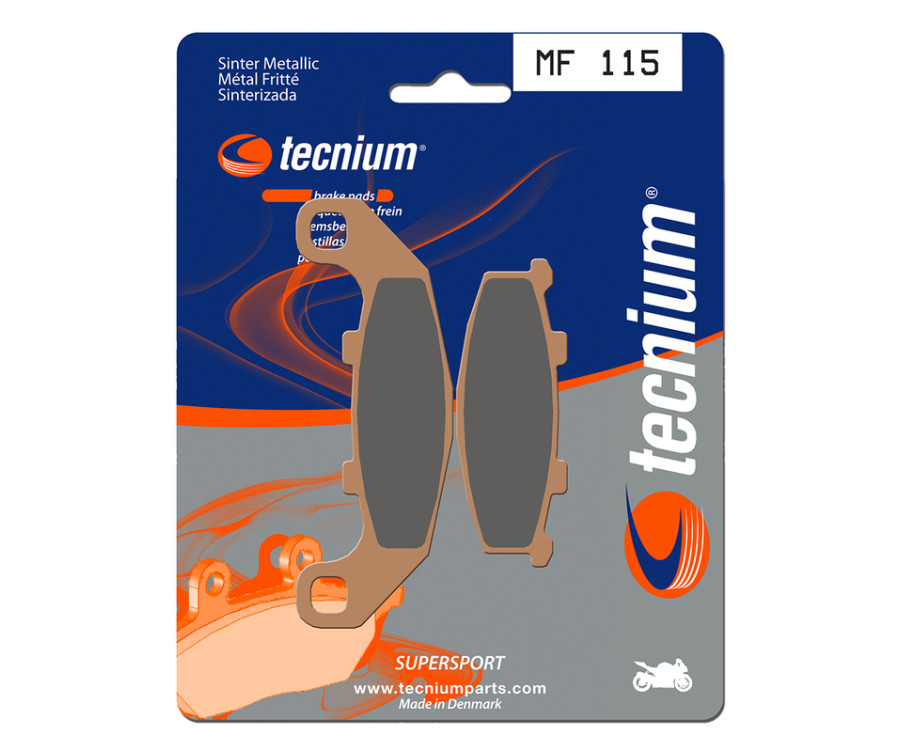 Plaquettes de frein TECNIUM Performance métal fritté - MF115 - 1022718
