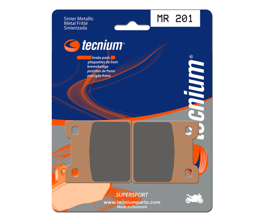 Plaquettes de frein TECNIUM Performance métal fritté - MR201 - 1023054