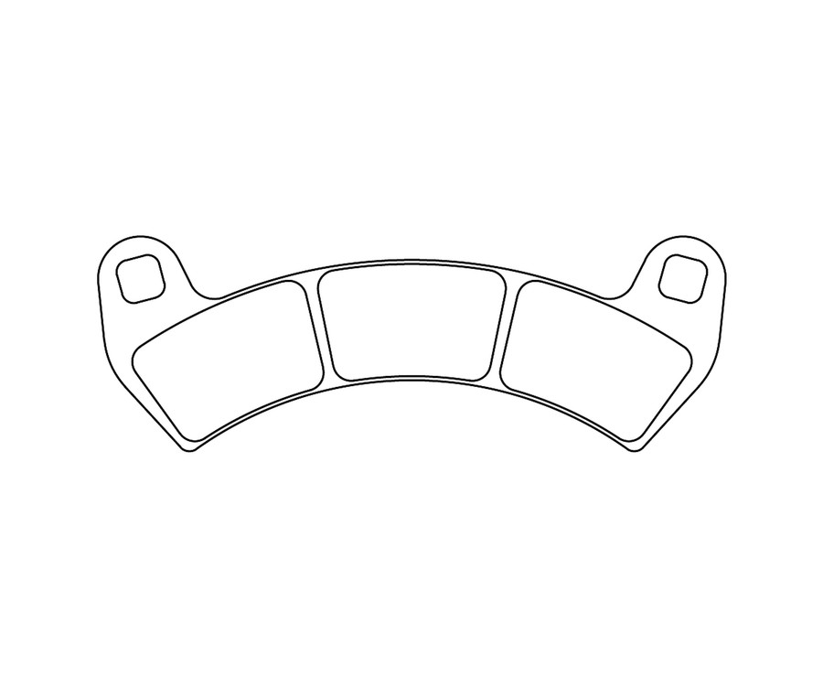 Plaquettes de frein CL BRAKES Quad métal fritté - 1247ATV1