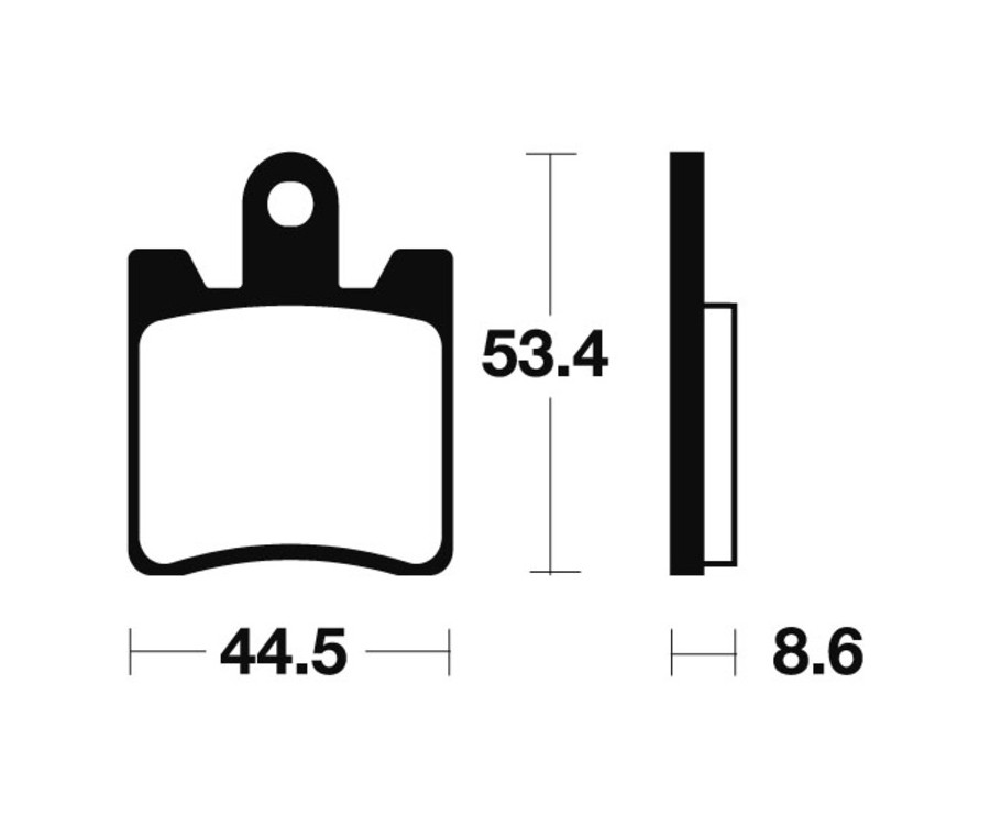 Plaquettes de frein TECNIUM Performance métal fritté - MF240 - 1022758