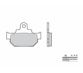 Plaquettes de frein BREMBO route carbone céramique - 07SU0808