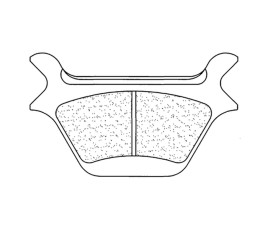 Plaquettes de frein CL BRAKES Route métal fritté - 2370RX3