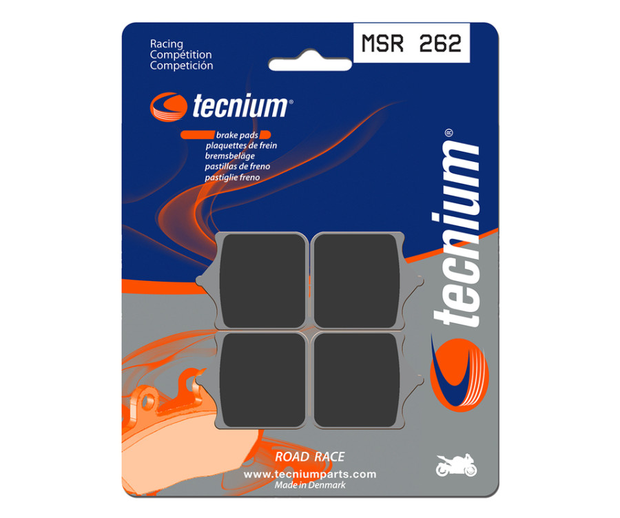 Plaquettes de frein TECNIUM Racing métal fritté - MSR262 - 1023159