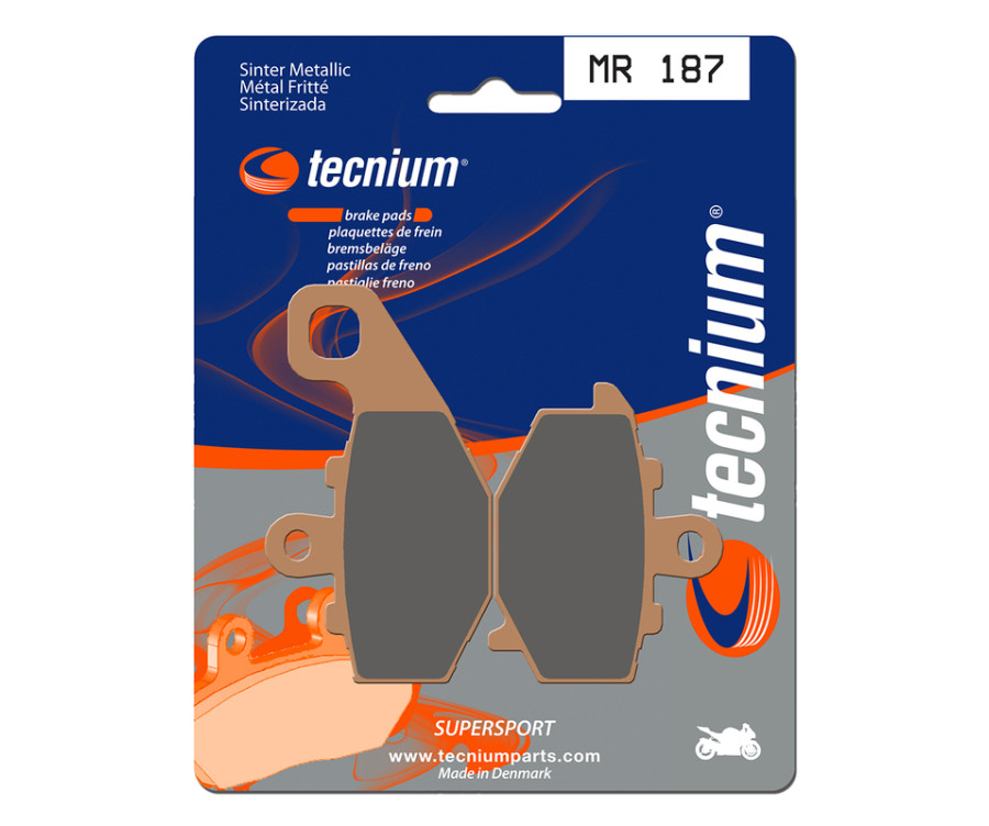 Plaquettes de frein TECNIUM Performance métal fritté - MR187 - 1023052