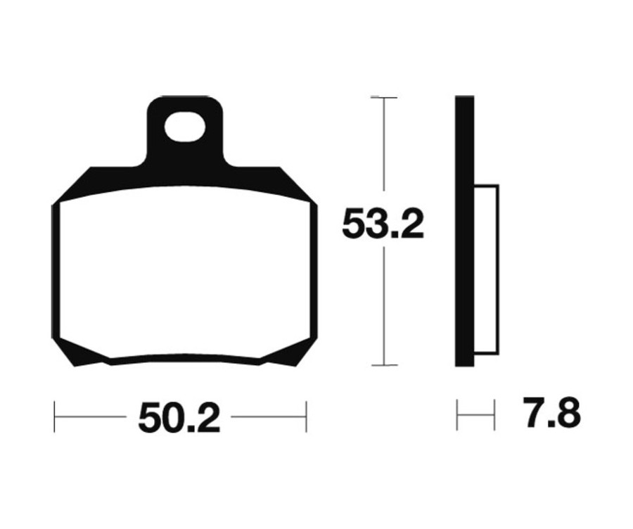 Plaquettes de frein TECNIUM Scooter organique - ME230 - 1022647
