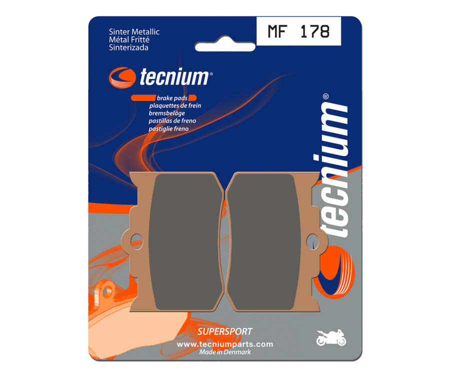 Plaquettes de frein TECNIUM Performance métal fritté - MF178 - 1022740