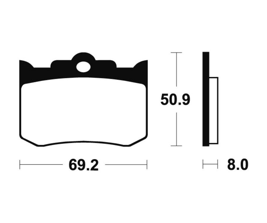 Plaquettes de frein TECNIUM Performance métal fritté - MF178 - 1022740