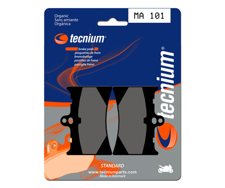 Plaquettes de frein TECNIUM route organique - MA101 - 1022326