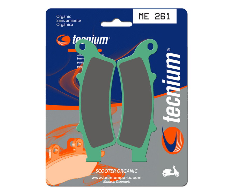 Plaquettes de frein TECNIUM Scooter organique - ME261 - 1022658