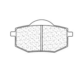 Plaquettes de frein CL BRAKES route métal fritté - 2392A3+ - 1034957