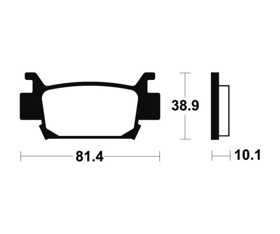Plaquettes de frein TECNIUM MX/Quad métal fritté - MO329 - 1022885