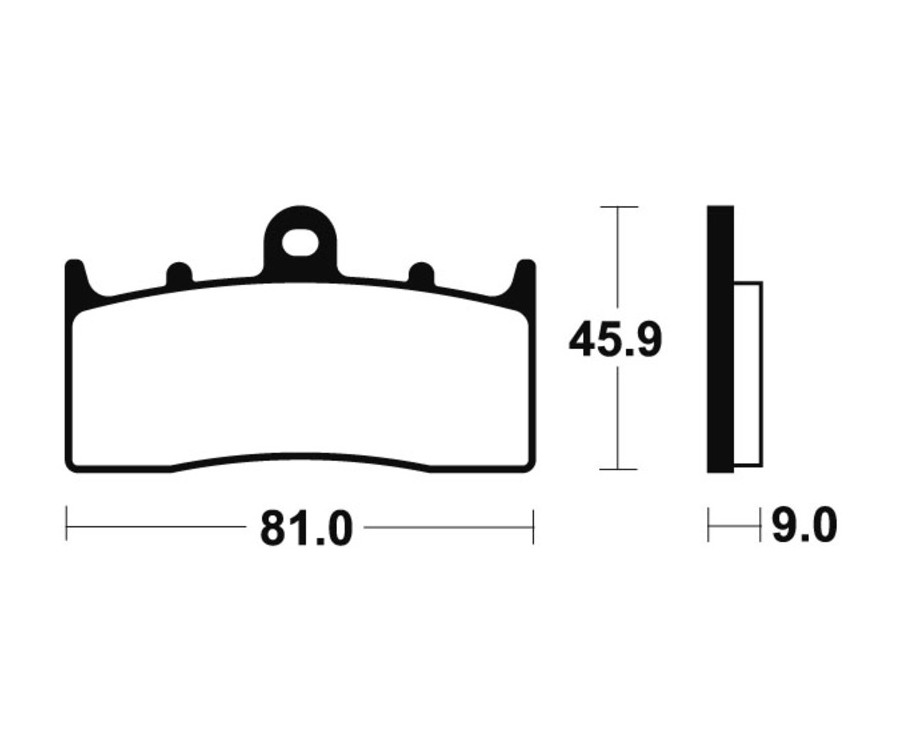 Plaquettes de frein TECNIUM Performance métal fritté - MF278 - 1022762