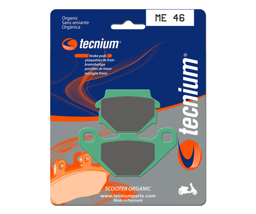 Plaquettes de frein TECNIUM Scooter organique - ME46 - 1022706