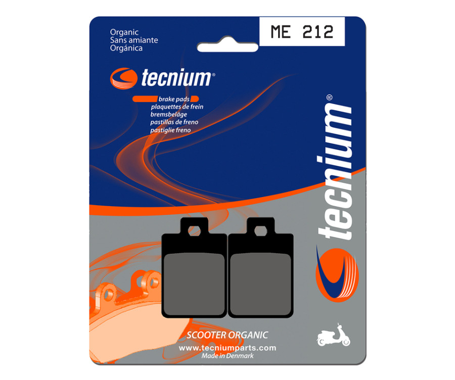 Plaquettes de frein TECNIUM Scooter organique - ME212 - 1022639