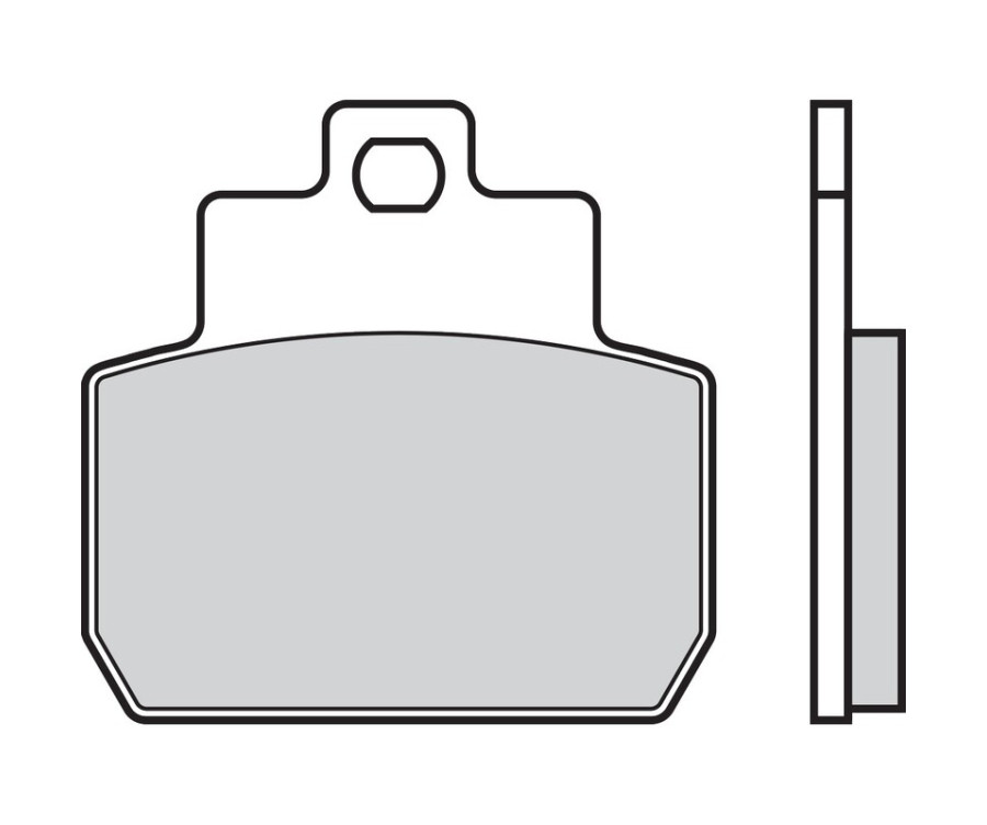 Plaquettes de frein BREMBO Scooter carbone céramique - 07061 - 1035705