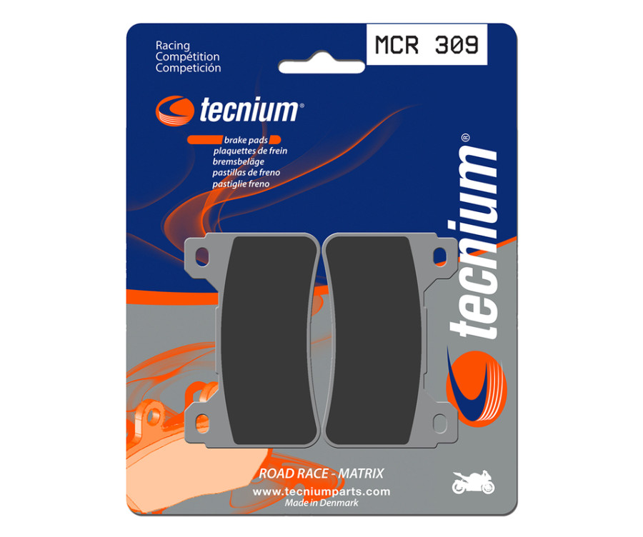 Plaquettes de frein TECNIUM Racing métal fritté carbone - MCR309 - 1022593
